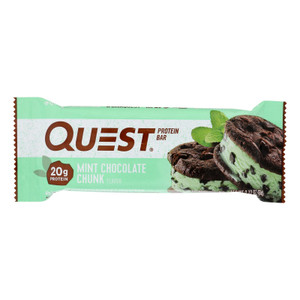 Quest Bar - Mint Chocolate Chunk - 2.12 Oz - Case Of 12 Quest Bar - Mint Chocolate Chunk - 2.12 Oz - Case Of 12