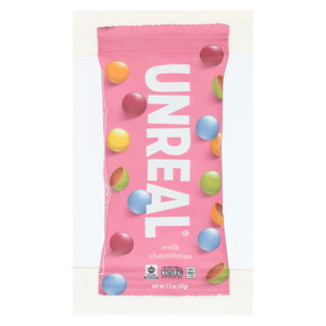 Unreal - Chocolate Gems Milk Chocolate - Case Of 12 - 1.3 Oz Unreal - Chocolate Gems Milk Chocolate - Case Of 12 - 1.3 Oz
