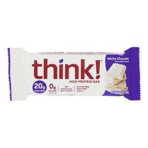 Think Products Thin Bar - White Chocolate - Case Of 10 - 2.1 Oz Think Products Thin Bar - White Chocolate - Case Of 10 - 2.1 Oz
