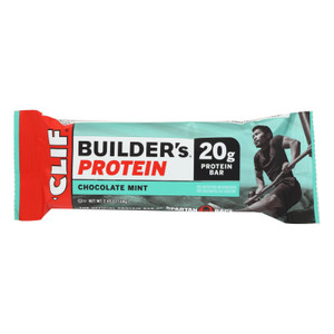 Clif Bar Builder Bar - Chocolate Mint - Case Of 12 - 2.4 Oz Clif Bar Builder Bar - Chocolate Mint - Case Of 12 - 2.4 Oz
