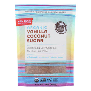 Big Tree Farms Coconut Palm Sugar - Vanilla - Case Of 6 - 14 Oz. Big Tree Farms Coconut Palm Sugar - Vanilla - Case Of 6 - 14 Oz.