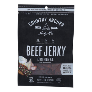 Country Archer - Jerky Original Beef - Case Of 12-2.5 Oz Country Archer - Jerky Original Beef - Case Of 12-2.5 Oz