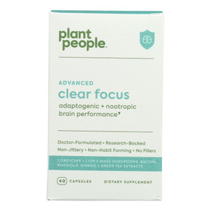 Plant People - Clear Focus - 1 Each 1-40 Cap Plant People - Clear Focus - 1 Each 1-40 Cap