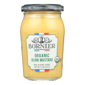 Bornier - Mustard - Organic Dijon - Case Of 6 - 7.4 Oz Bornier - Mustard - Organic Dijon - Case Of 6 - 7.4 Oz