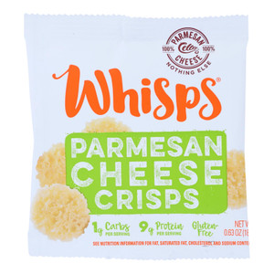 Whisps - Cheese Crisps Parmarsan Single Serve - Case Of 12-0.63oz Whisps - Cheese Crisps Parmarsan Single Serve - Case Of 12-0.63oz