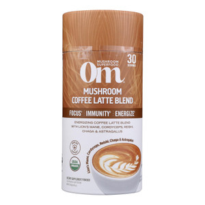 Om - Coffee Latte Blend - 1 Each -8.47 Oz Om - Coffee Latte Blend - 1 Each -8.47 Oz