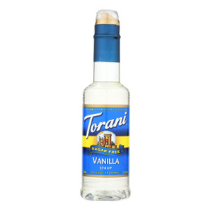 Torani - Coffee Syrup - Sugar Free Vanilla - Case Of 4 - 12.7 Fl Oz. Torani - Coffee Syrup - Sugar Free Vanilla - Case Of 4 - 12.7 Fl Oz.