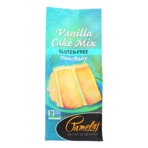 Pamela's Products - Vanilla Cake - Mix - Case Of 6 - 21 Oz. Pamela's Products - Vanilla Cake - Mix - Case Of 6 - 21 Oz.