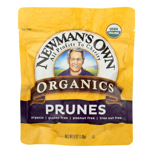 Newman's Own Organics Pitted Prunes - Organic - Case Of 12 - 6 Oz. Newman's Own Organics Pitted Prunes - Organic - Case Of 12 - 6 Oz.