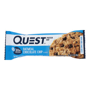 Quest - Bar Oatmeal Chocolate Chips - Case Of 12 - 2.12 Oz Quest - Bar Oatmeal Chocolate Chips - Case Of 12 - 2.12 Oz