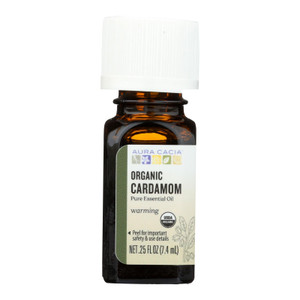 Aura Cacia - Essential Oil - Cardamom - Case Of 1 - .25 Fl Oz. Aura Cacia - Essential Oil - Cardamom - Case Of 1 - .25 Fl Oz.