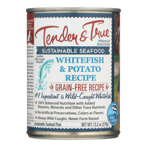 Tender & True Dog Food, Ocean Whitefish And Potato - Case Of 12 - 13.2 Oz Tender & True Dog Food, Ocean Whitefish And Potato - Case Of 12 - 13.2 Oz