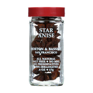 Morton And Bassett Seasoning - Star Anise - .6 Oz - Case Of 3 Morton And Bassett Seasoning - Star Anise - .6 Oz - Case Of 3
