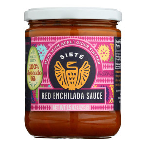 Siete - Sauce Red Enchilada - Case Of 6-16 Oz Siete - Sauce Red Enchilada - Case Of 6-16 Oz