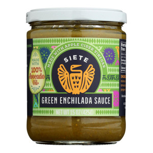 Siete - Sauce Green Enchilada - Case Of 6-16 Oz Siete - Sauce Green Enchilada - Case Of 6-16 Oz