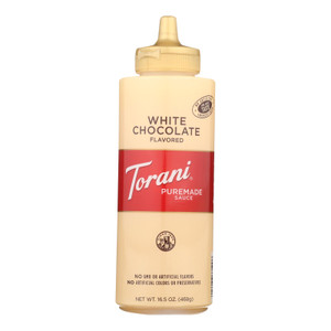 Torani White Chocolate Sauce - Case Of 4 - 16.5 Oz Torani White Chocolate Sauce - Case Of 4 - 16.5 Oz