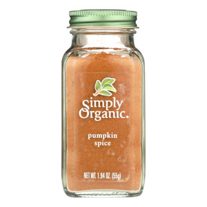 Simply Organic Pumpkin Spice - Case Of 6 - 1.94 Oz. Simply Organic Pumpkin Spice - Case Of 6 - 1.94 Oz.