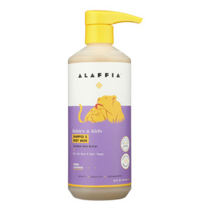 Alaffia - Kids Shampoo & Wash Lemon Lavender - 1 Each -16 Fz Alaffia - Kids Shampoo & Wash Lemon Lavender - 1 Each -16 Fz