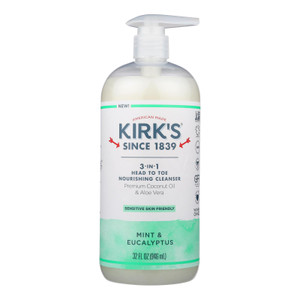 Kirk's Natural - 3-in-1 Cleanser Euclypt Mint - 1 Each-32 Fz Kirk's Natural - 3-in-1 Cleanser Euclypt Mint - 1 Each-32 Fz