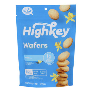 High Key - Cookie Wafer Vanilla Keto - Case Of 6-2 Oz High Key - Cookie Wafer Vanilla Keto - Case Of 6-2 Oz