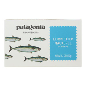 Patagonia Provisions - Mackerel Lemon Caper - Case Of 10-4.2 Oz Patagonia Provisions - Mackerel Lemon Caper - Case Of 10-4.2 Oz