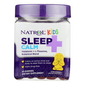 Natrol - Kids Sleep+calm Gummy - 1 Each-60 Ct Natrol - Kids Sleep+calm Gummy - 1 Each-60 Ct