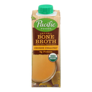 Pacific Natural Foods Bone Broth - Chicken - Case Of 12 - 8 Fl Oz. Pacific Natural Foods Bone Broth - Chicken - Case Of 12 - 8 Fl Oz.