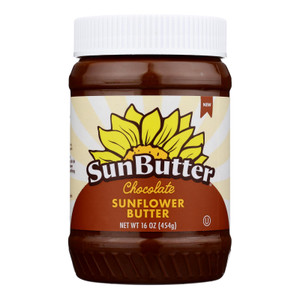 Sunbutter - Sunbutter Chocolate - Case Of 6-16 Oz Sunbutter - Sunbutter Chocolate - Case Of 6-16 Oz