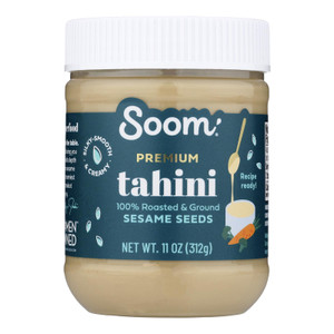 Soom - Tahini Sesame - Case Of 6-11 Oz Soom - Tahini Sesame - Case Of 6-11 Oz