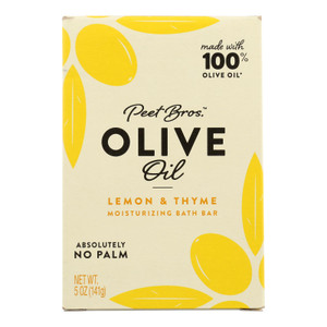 Peet Bros - Br Soap Lem & Thyme Olive - Ea Of 1-5 Oz Peet Bros - Br Soap Lem & Thyme Olive - Ea Of 1-5 Oz