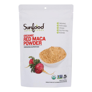 Sunfood - Maca Powder Organic Red - 1 Each-8 Oz Sunfood - Maca Powder Organic Red - 1 Each-8 Oz