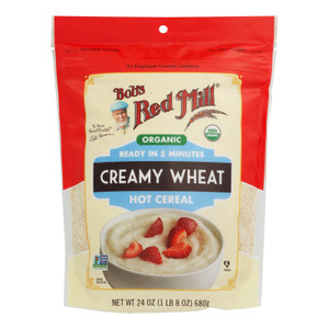 Bob's Red Mill - Cereal Creamy Wheat - Case Of 4-24 Oz Bob's Red Mill - Cereal Creamy Wheat - Case Of 4-24 Oz