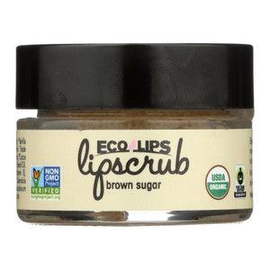 Ecolips Organic Lip Scrub - Brown Sugar - Case Of 6 - 0.5 Oz. Ecolips Organic Lip Scrub - Brown Sugar - Case Of 6 - 0.5 Oz.