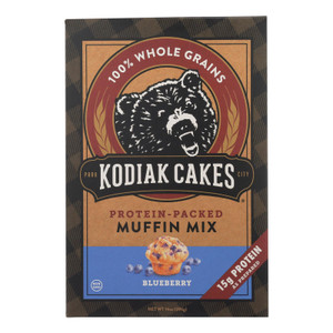 Kodiak Cakes Blueberry Protein-packed Muffin Mix - Case Of 6 - 14 Oz Kodiak Cakes Blueberry Protein-packed Muffin Mix - Case Of 6 - 14 Oz