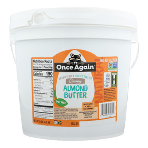 Once Again Natural Butter Smooth Almond - Single Bulk Item - 9lb Once Again Natural Butter Smooth Almond - Single Bulk Item - 9lb