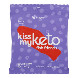 Kiss My Keto - Keto Gummy Fish Friends - Case Of 6-1.76 Oz Kiss My Keto - Keto Gummy Fish Friends - Case Of 6-1.76 Oz