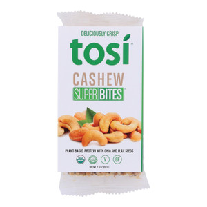 Tosi - Superbites Cashew - Case Of 12-2.4 Oz Tosi - Superbites Cashew - Case Of 12-2.4 Oz