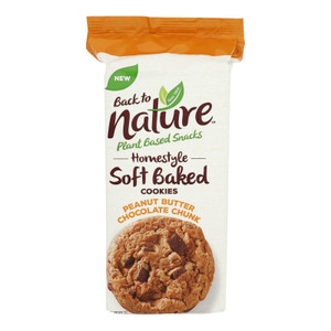 Back To Nature - Cookie Peanut Butter Chocolate Chunk - Case Of 6-8 Oz Back To Nature - Cookie Peanut Butter Chocolate Chunk - Case Of 6-8 Oz