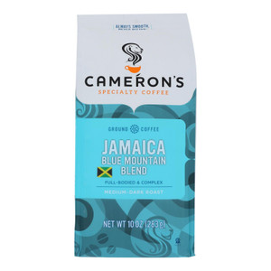 Cameron's Specialty Coffee Premium Jamaica Blue Mountain Blend Ground Coffee Beans - Case Of 6 - 10 Oz Cameron's Specialty Coffee Premium Jamaica Blue Mountain Blend Ground Coffee Beans - Case Of 6 - 10 Oz