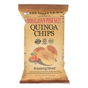 The Daily Crave - Quin Chips Himlyn Pink Salt - Case Of 8 - 4.25 Oz The Daily Crave - Quin Chips Himlyn Pink Salt - Case Of 8 - 4.25 Oz