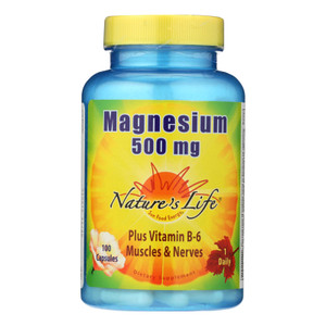 Nature's Life - Magnesium 500mg - 1 Each 1-100 Cap Nature's Life - Magnesium 500mg - 1 Each 1-100 Cap