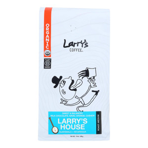 Larry's Coffee Larry's House Organic Coffee Beans - Case Of 6 - 12 Oz Larry's Coffee Larry's House Organic Coffee Beans - Case Of 6 - 12 Oz