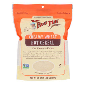 Bob's Red Mill - Cereal Creamy Wheat Farin - Case Of 4-24 Oz Bob's Red Mill - Cereal Creamy Wheat Farin - Case Of 4-24 Oz