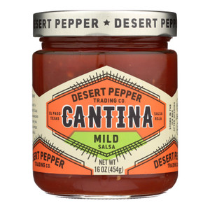 Desert Pepper Trading - Cantina Salsa - Mild - Case Of 6 - 16 Oz Desert Pepper Trading - Cantina Salsa - Mild - Case Of 6 - 16 Oz