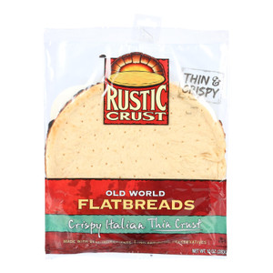 Rustic Crust Pizza Crust - F;atbreads - Thin Crust - 10 Oz - Case Of 8 Rustic Crust Pizza Crust - F;atbreads - Thin Crust - 10 Oz - Case Of 8