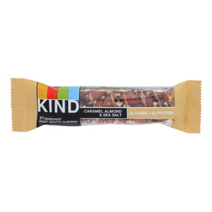 Kind - Bar Caramel Almond Sea Salt - Case Of 12-1.4 Oz Kind - Bar Caramel Almond Sea Salt - Case Of 12-1.4 Oz