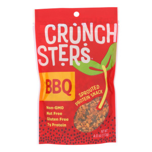 Crunchsters - Protein Snack Bbq - Case Of 6 - 4 Oz Crunchsters - Protein Snack Bbq - Case Of 6 - 4 Oz