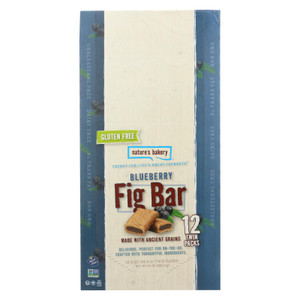 Nature's Bakery Gluten Free Fig Bar - Blueberry - Case Of 12 - 2 Oz. Nature's Bakery Gluten Free Fig Bar - Blueberry - Case Of 12 - 2 Oz.