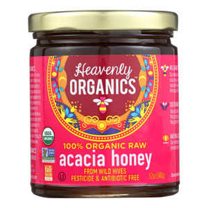 Heavenly Organics Organic Honey - Acacia Honey - Case Of 6 - 12 Oz. Heavenly Organics Organic Honey - Acacia Honey - Case Of 6 - 12 Oz.