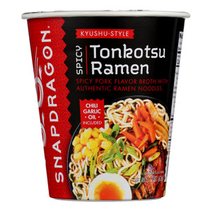 Snapdragon Foods - Ramen Cup Spicy Tonkotsu - Case Of 6-2.2 Oz Snapdragon Foods - Ramen Cup Spicy Tonkotsu - Case Of 6-2.2 Oz